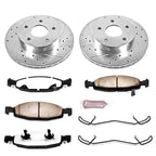 Power Stop 99-02 Jeep Grand Cherokee Front Z36 Truck & Tow Brake Kit