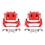 Power Stop 99-03 Ford F-150 Front Red Calipers w/Brackets - Pair