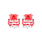 Power Stop 99-04 Jeep Grand Cherokee Front Red Calipers w/Brackets - Pair