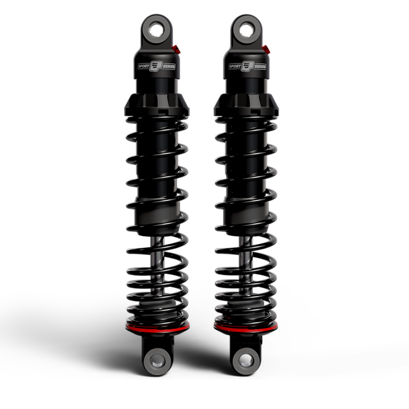 Progressive 93-24 Harley-Davidson Touring 494 Series Shocks 13.0in Bushing - Black