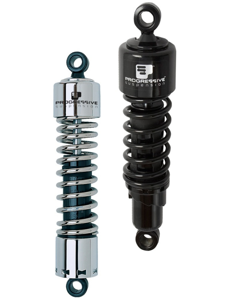 Progressive Harley-Davidson 412 Series Shocks 11.0in - Black