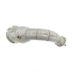 High Flow Catted 304 Stainless Exhaust Downpipe for Audi Q8 3.0T - Bull Boost Performance