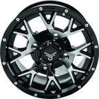 QuadBoss Barbwire 14X7 - 5+2 - 4/137 - Black Machined