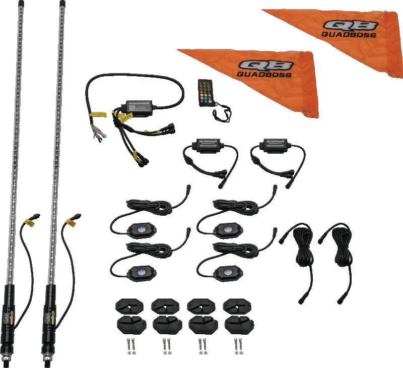 QuadBoss 6Ft Rock Whip Bluetooth Kit