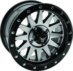 QuadBoss Wagon 14X7 - 5+2 - 4/110 - Black Machined