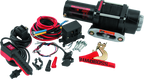 QuadBoss Winch Kit - 39ft x 7/32in Synthetic Rope - 3.5hp - Hawse Fairlead - Wired Remote - 3500lb