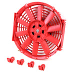 10 Inch Red Radiator Fan