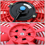 10 Inch Red Radiator Fan
