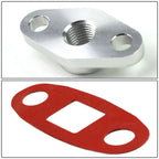 10 AN Oil Drain Line Adapter Flange with Gasket and Fittings