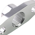 Oil Feed Line Flange with Gasket and Bolts - 4AN