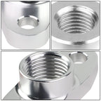 Oil Drain Line Flange Kit with Gasket and Bolts 10 AN Fitting