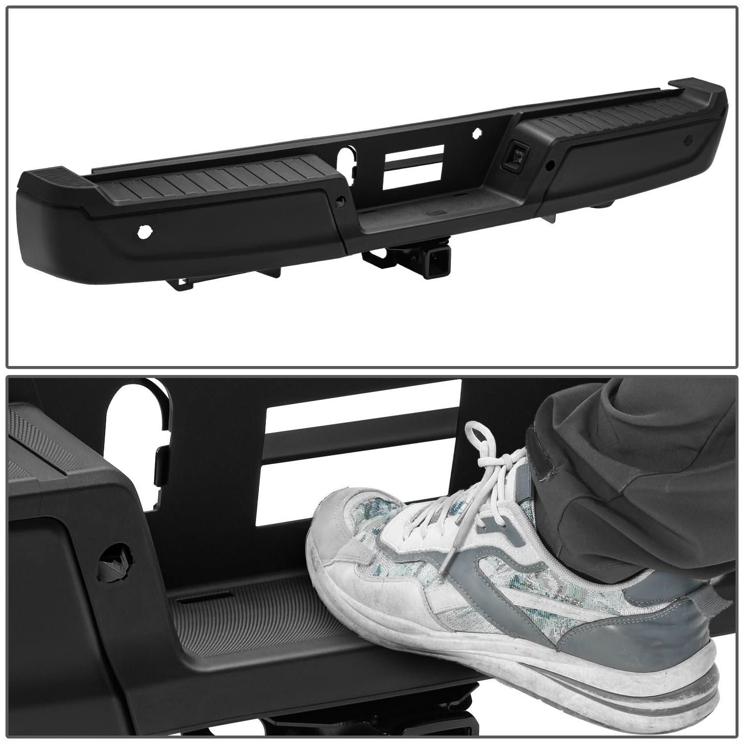 2015-2020 Ford F-150 Rear Bumper Assembly w/ Sensor Holes