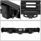 2015-2020 Ford F-150 Rear Bumper Assembly w/ Sensor Holes