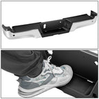 2017-2022 Ford F-250/F-350 Super Duty Chrome Rear Bumper w/ Sensor Holes
