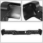 2017-2022 Ford F-250/F-350 Super Duty Chrome Rear Bumper w/ Sensor Holes