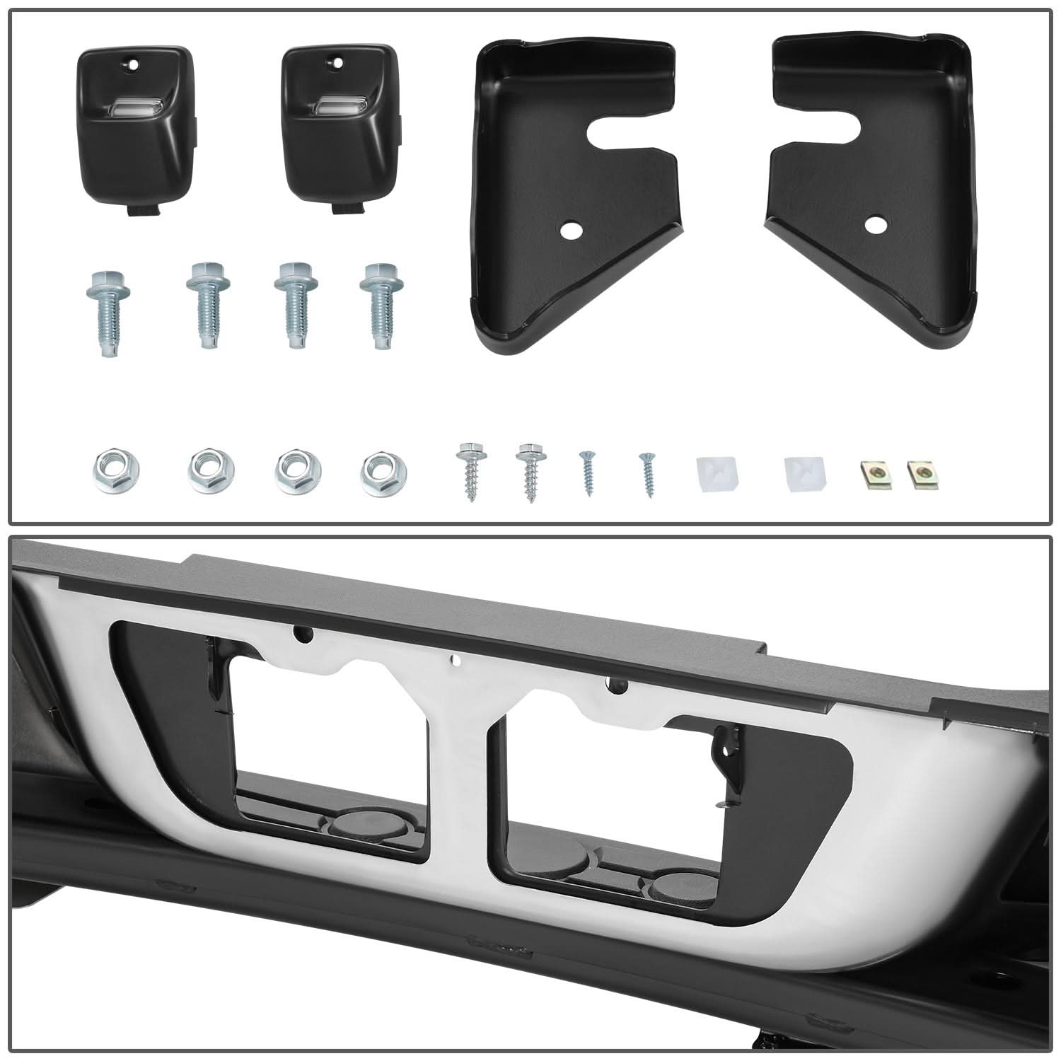 2007-2013 Toyota Tundra Chrome Rear Bumper