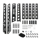 Universal 55x41 Roof Cargo Basket - Black Steel Construction
