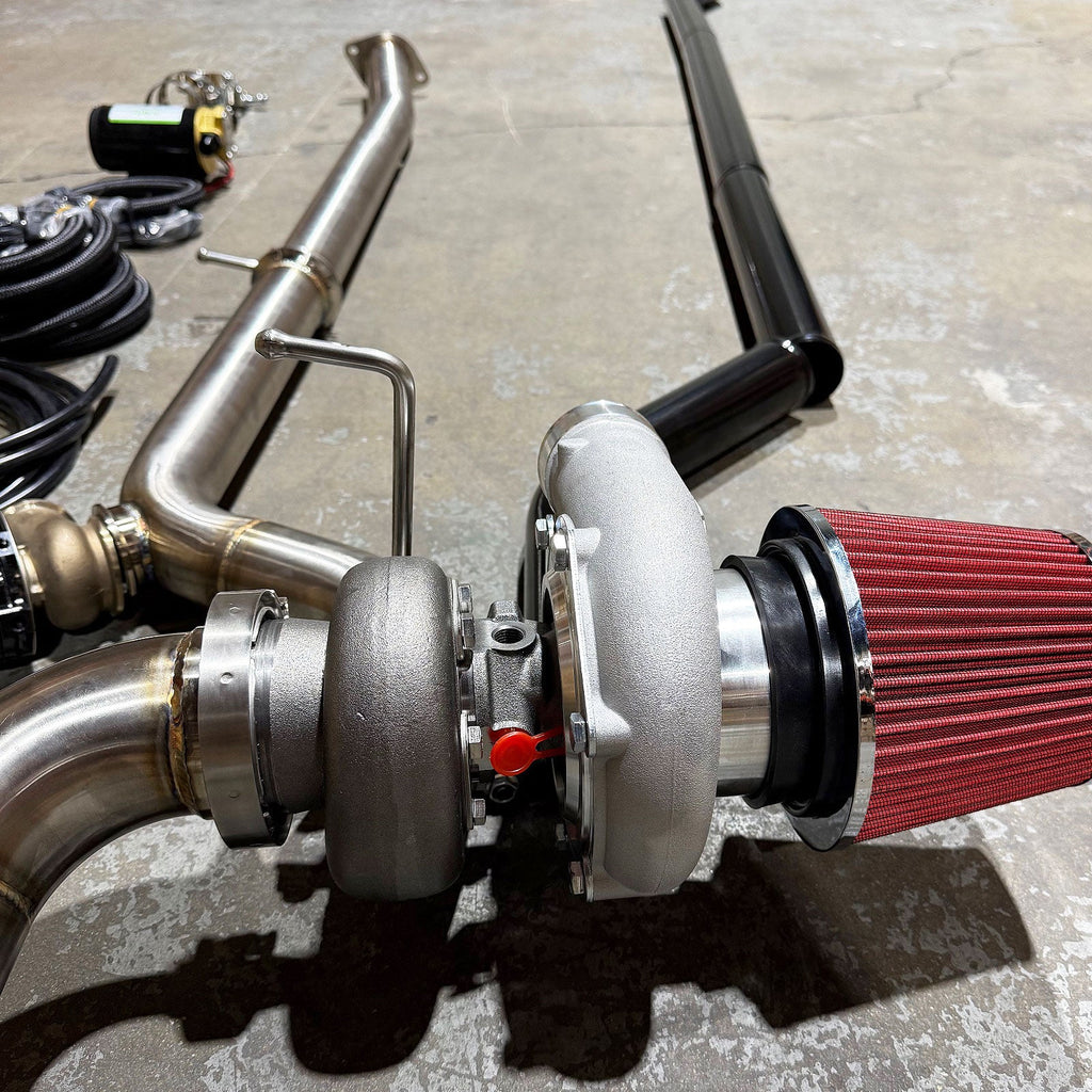 Rear Custom Mount Turbo Kit For Nissan 350Z Fairlady Z33 Infiniti G35 VQ35DE HR - Bull Boost Performance