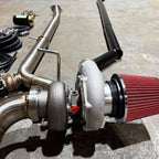 Rear Custom Mount Turbo Kit For Nissan 350Z Fairlady Z33 Infiniti G35 VQ35DE HR - Bull Boost Performance