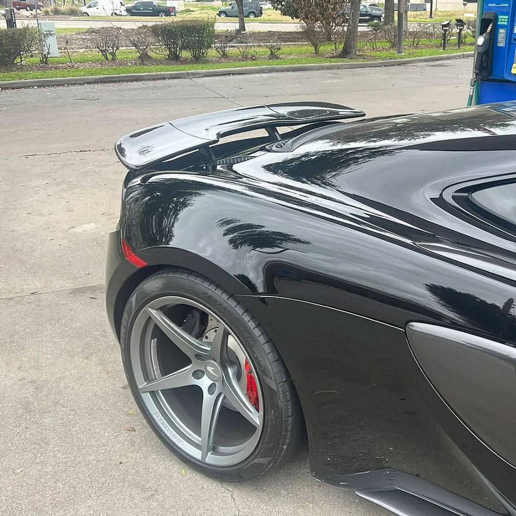 600LT Style Carbon Fiber Rear Spoiler Wing for McLaren 540C 570S 570GT 600LT - Bull Boost Performance