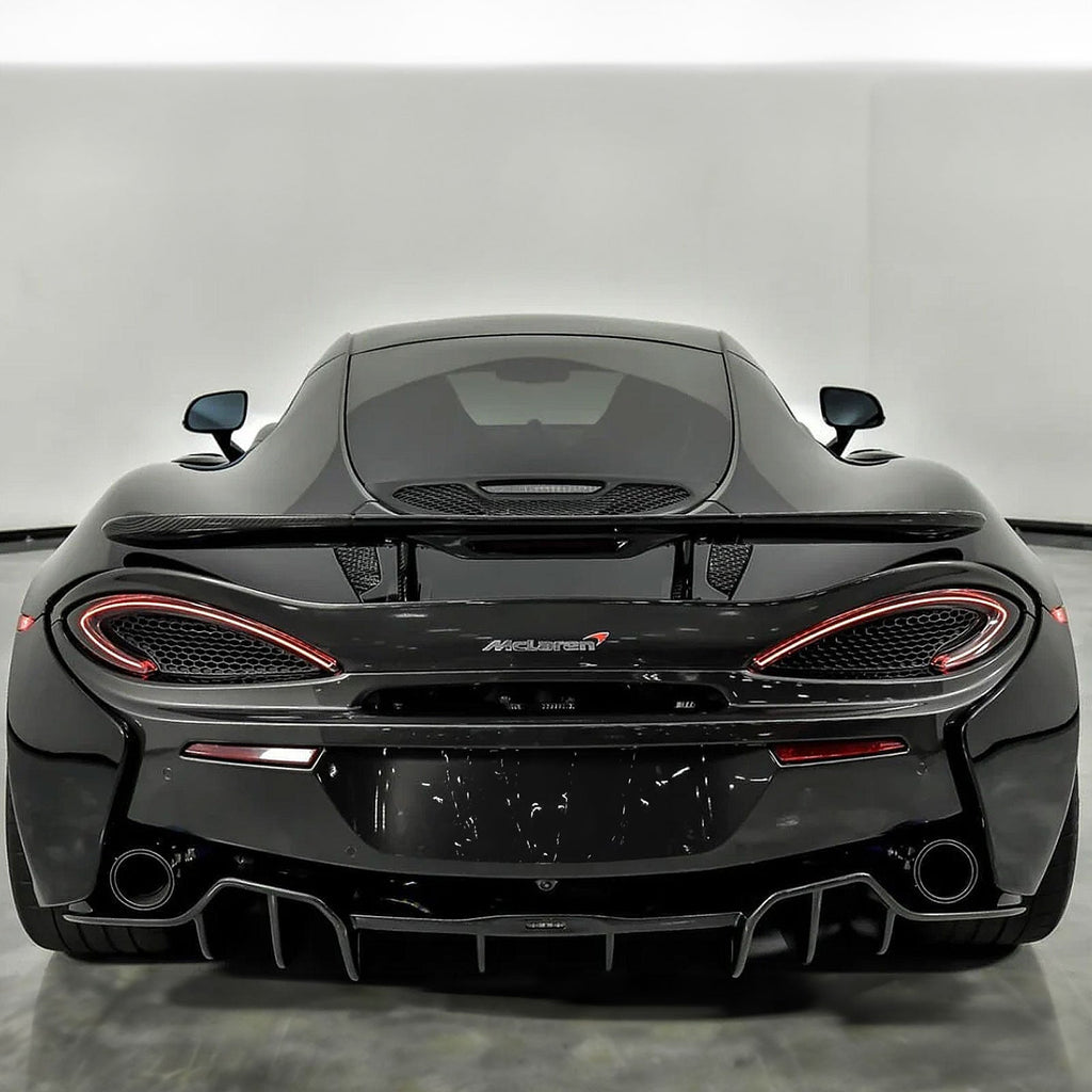 600LT Style Carbon Fiber Rear Spoiler Wing for McLaren 540C 570S 570GT 600LT - Bull Boost Performance