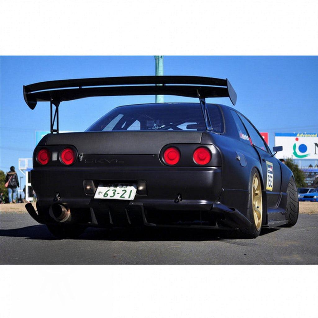 FRP Fiberglass TS Type 2 Rear Diffuser for Nissan Skyline R32 GTR 89–94 - Bull Boost Performance