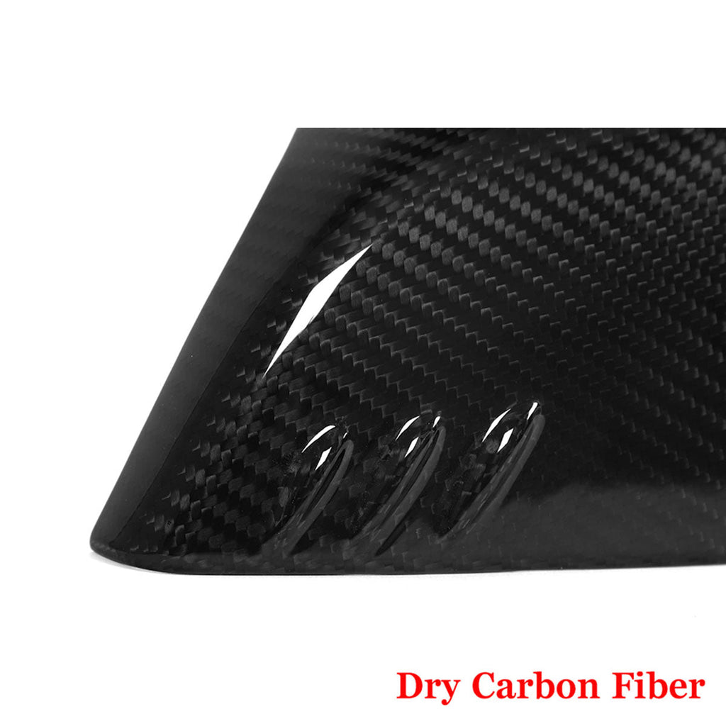 2020-2025 Chevy Corvette IKON Gloss Black Mirror Cap Dry Carbon Fiber