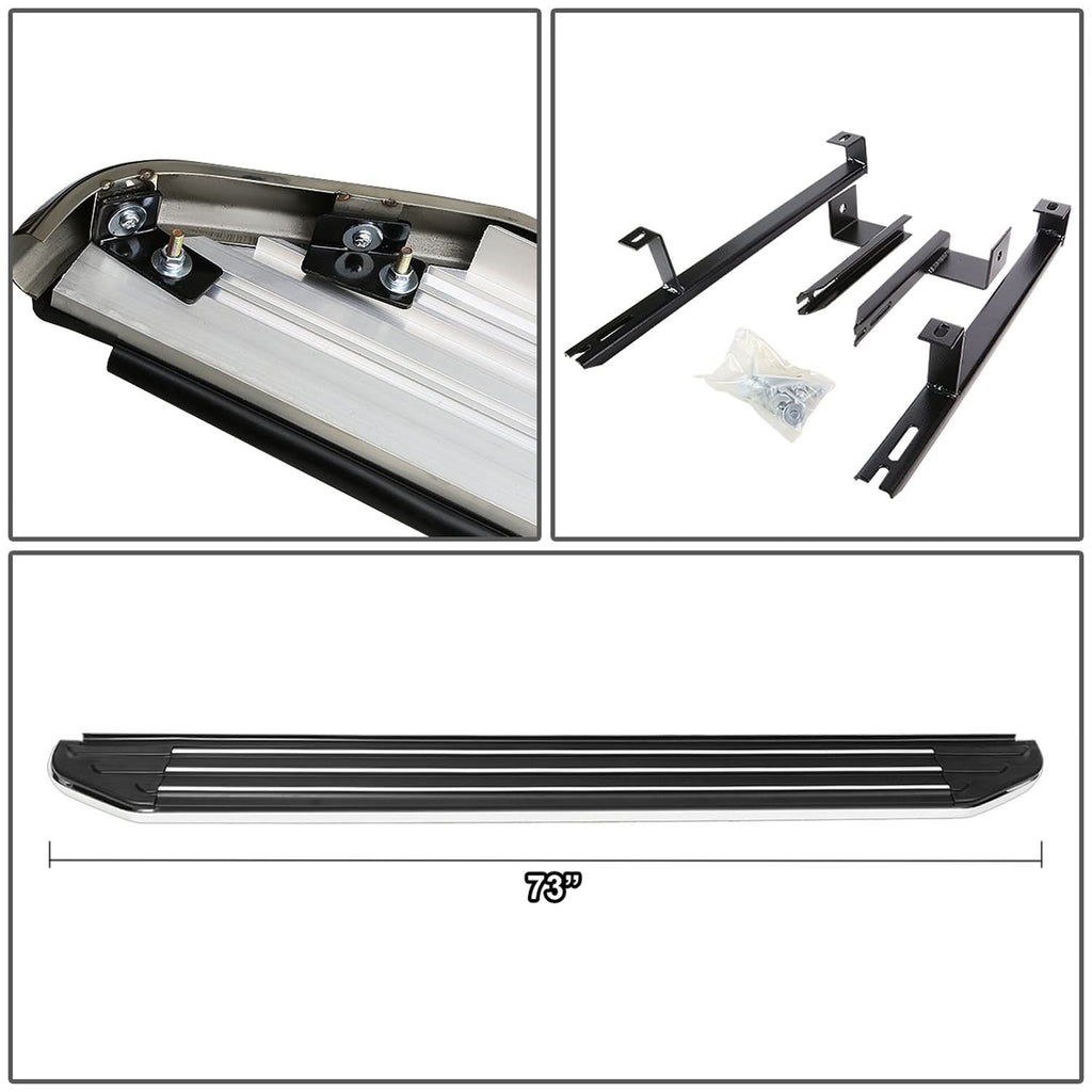 2010-2015 Lexus RX350 RX450H 6" Running Boards - Aluminum