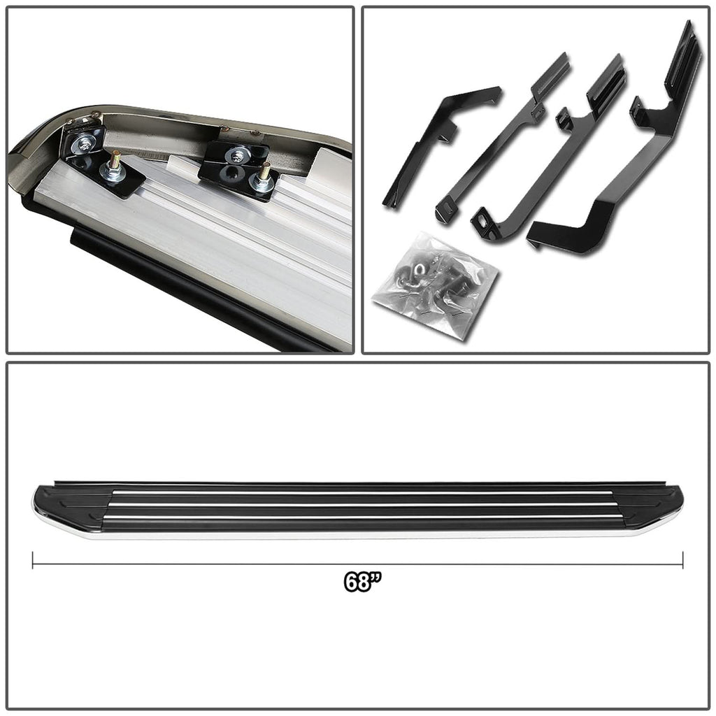 2013-2017 Hyundai Santa Fe 6" Running Boards Aluminum