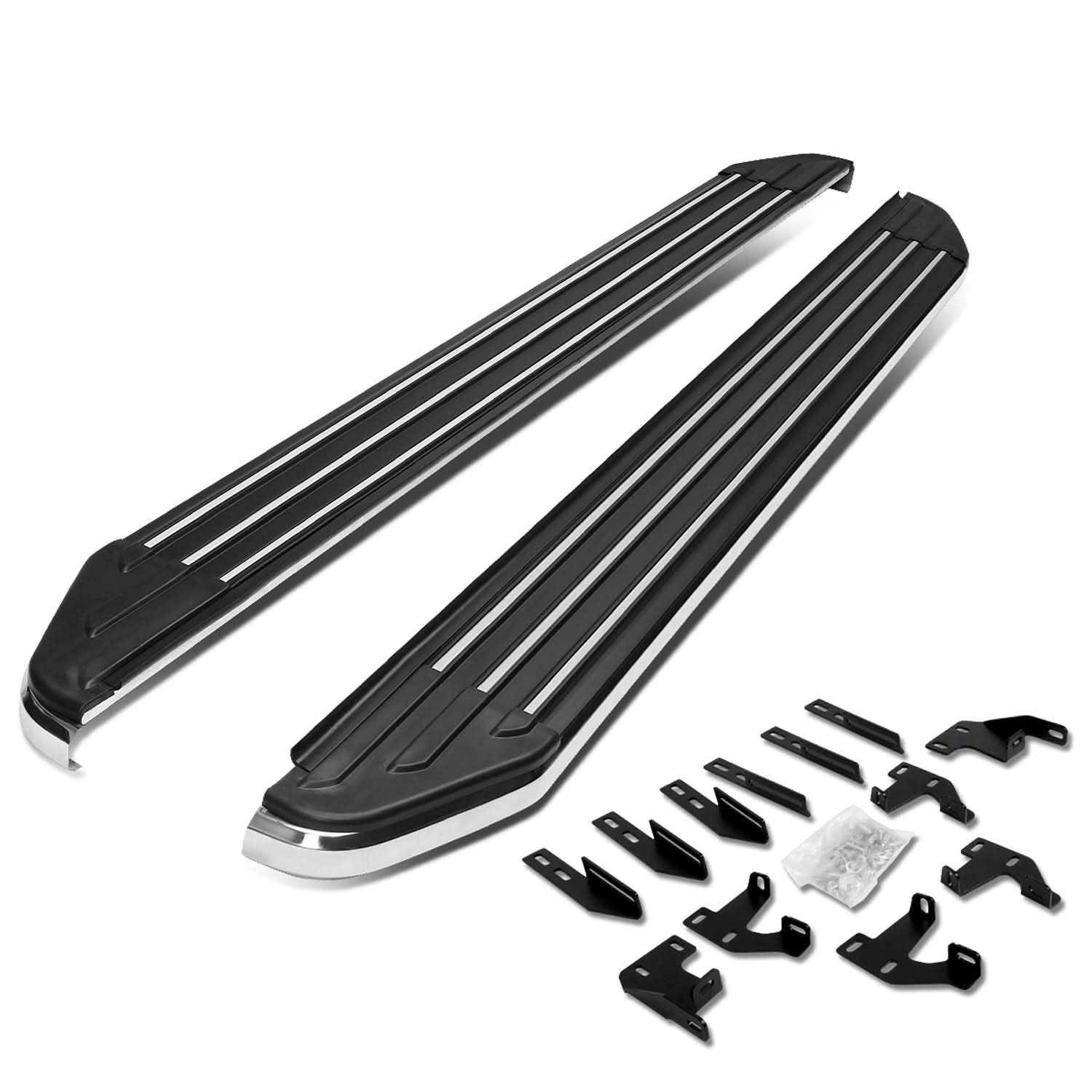 2009-2015 Honda Pilot 6 Inch Aluminum Running Boards - Black