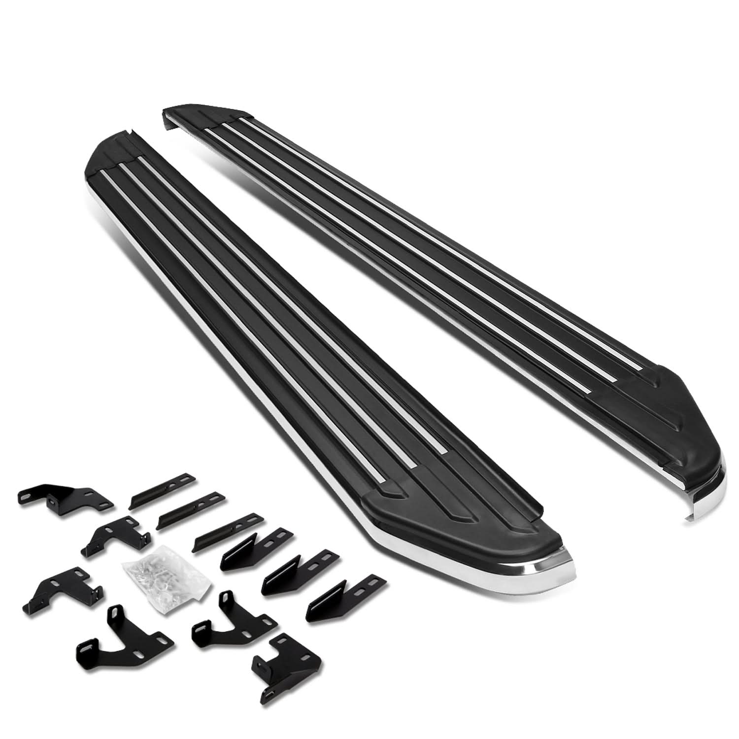 2009-2015 Honda Pilot 6 Inch Aluminum Running Boards - Black