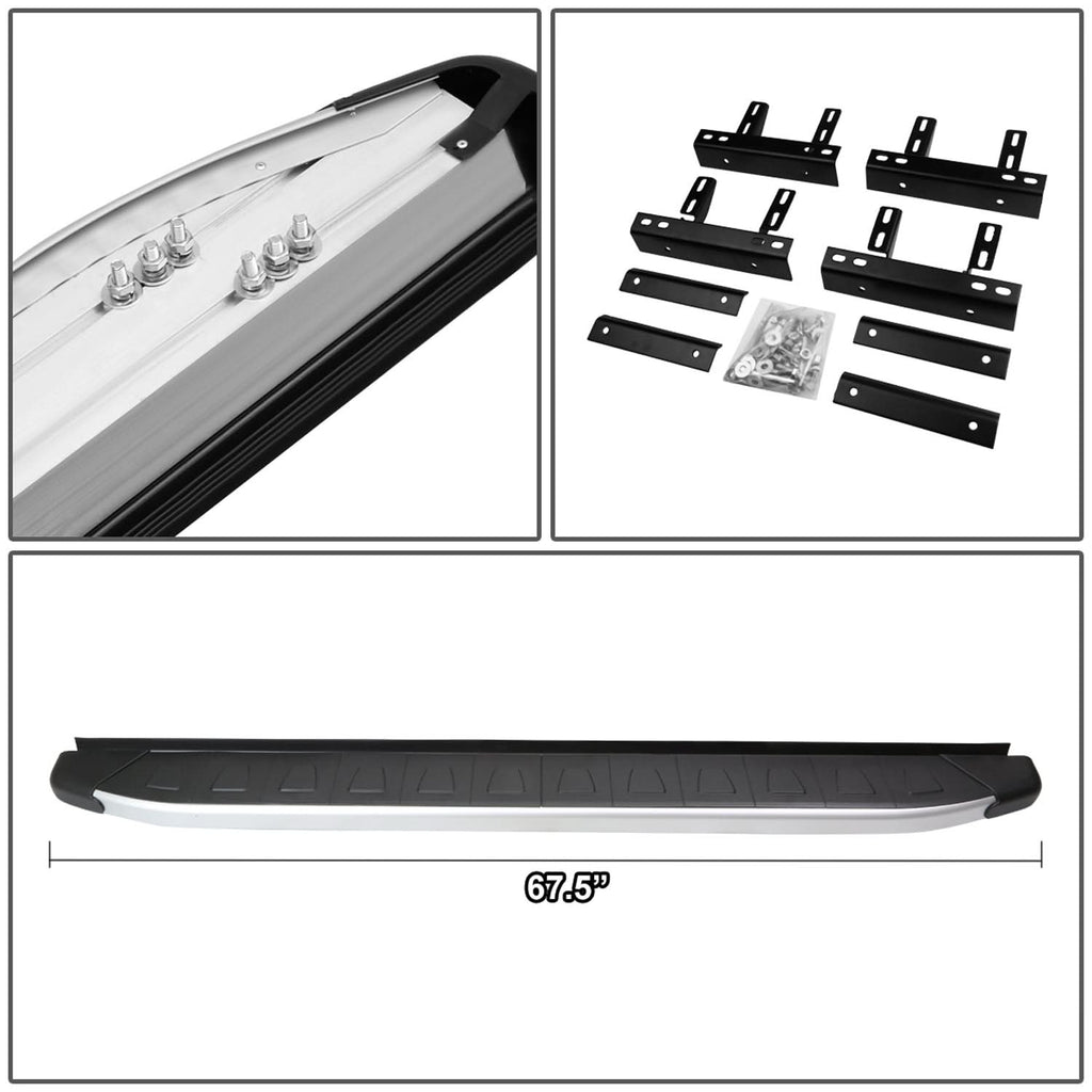 09-14 Nissan Murano 5.75" Running Boards Aluminum