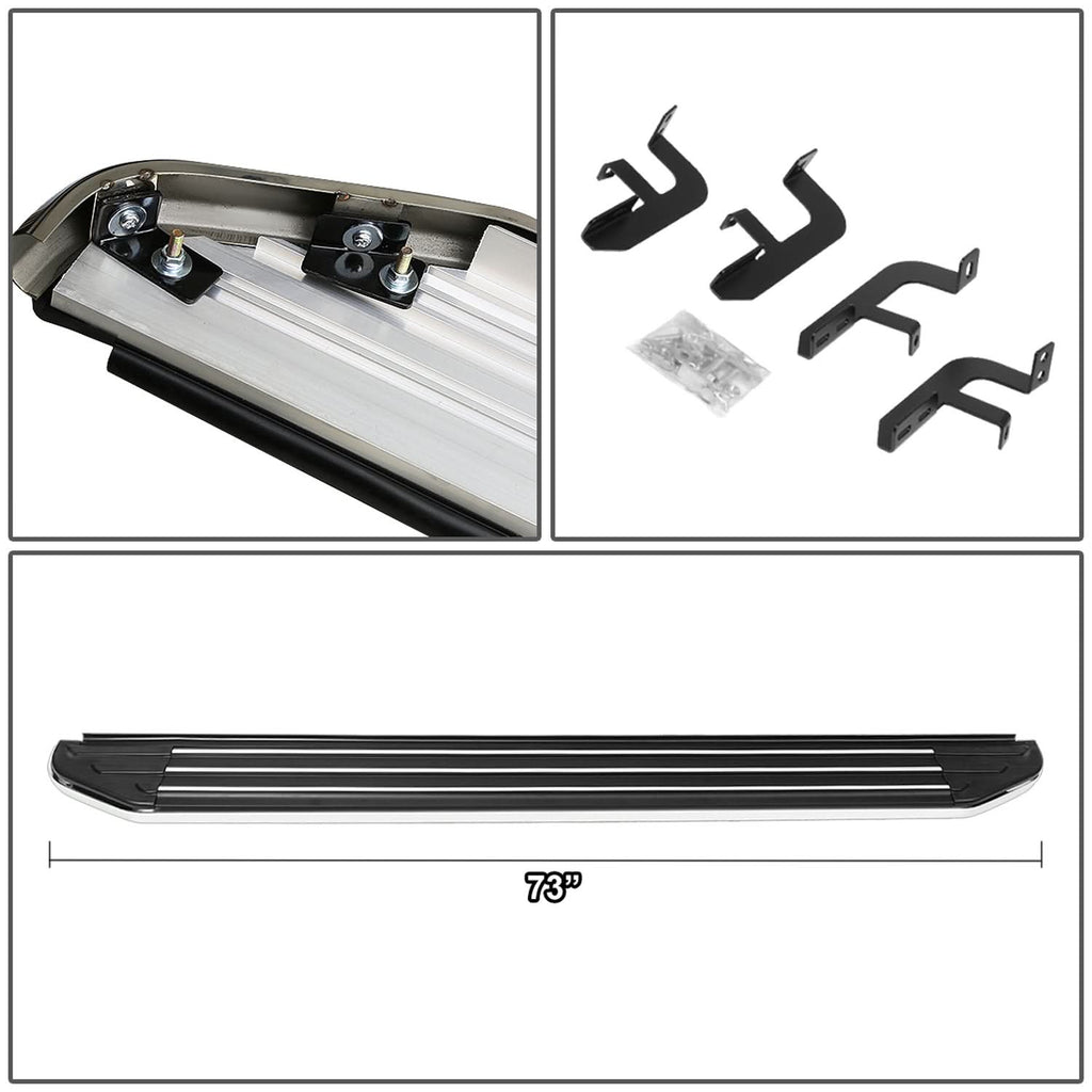 2016-2019 Lexus RX350 RX450H 5.5" Running Boards - Aluminum