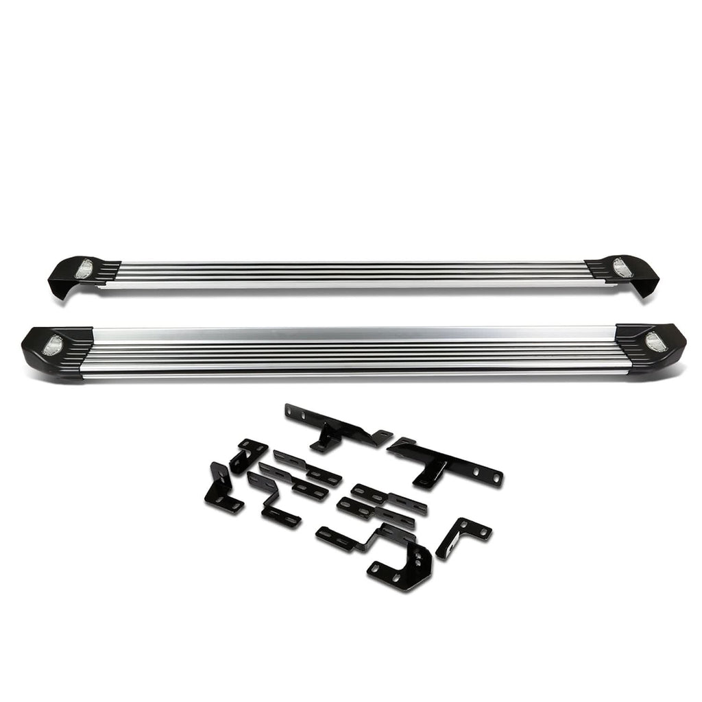2008-2013 Toyota Highlander LED Running Boards Aluminum Black