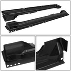 2009-2014 Ford F-150 Extended Super Cab Rocker Panels - Primered Black