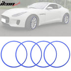 17 inch Blue Heavy Duty Wheel Guard Rim Protecting Trim