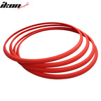 Heavy Duty Wheel Guard Rim Protecting Trim 17in Red