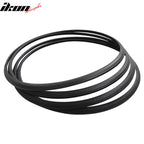 Heavy Duty Wheel Guard Rim Protecting Trim 19in Black