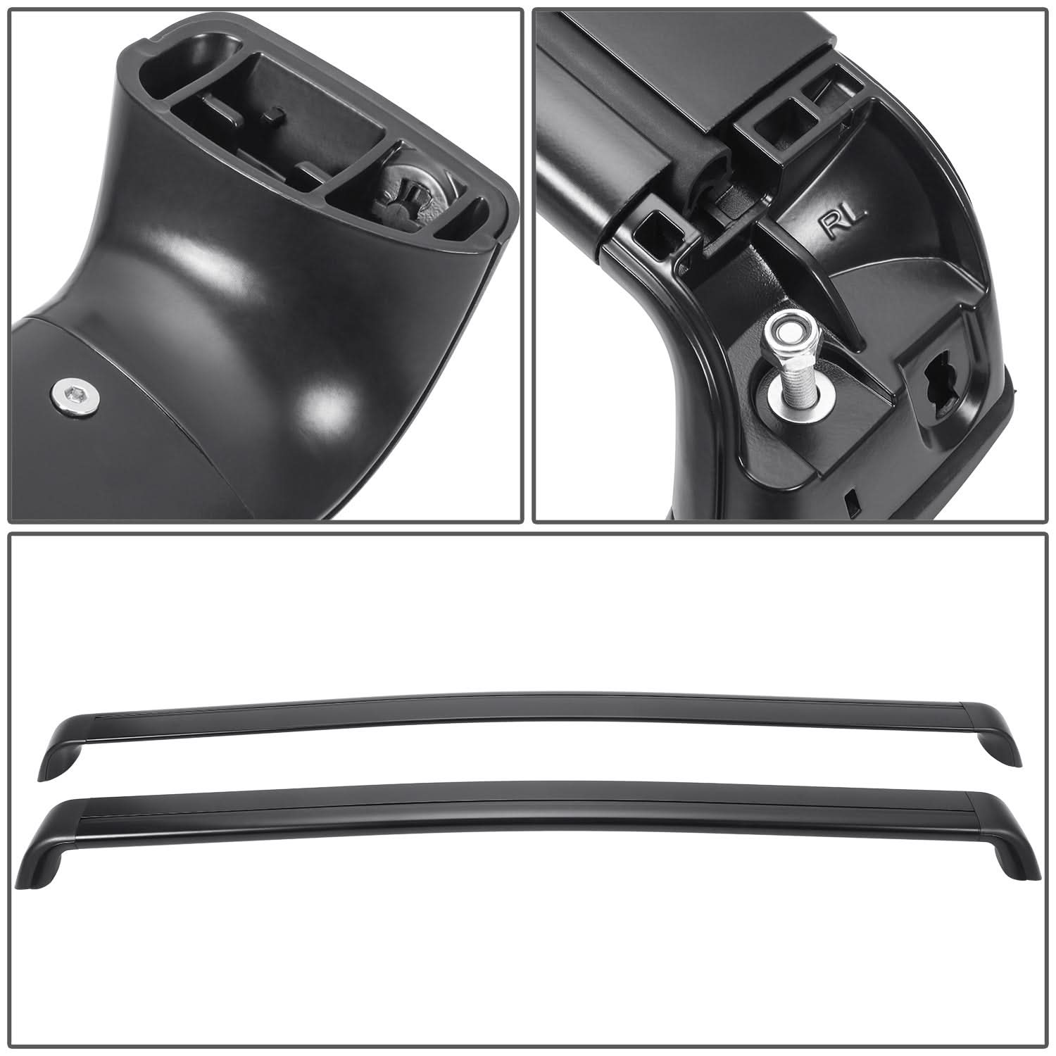 Tesla Model Y Aluminum Roof Rack Crossbar Set