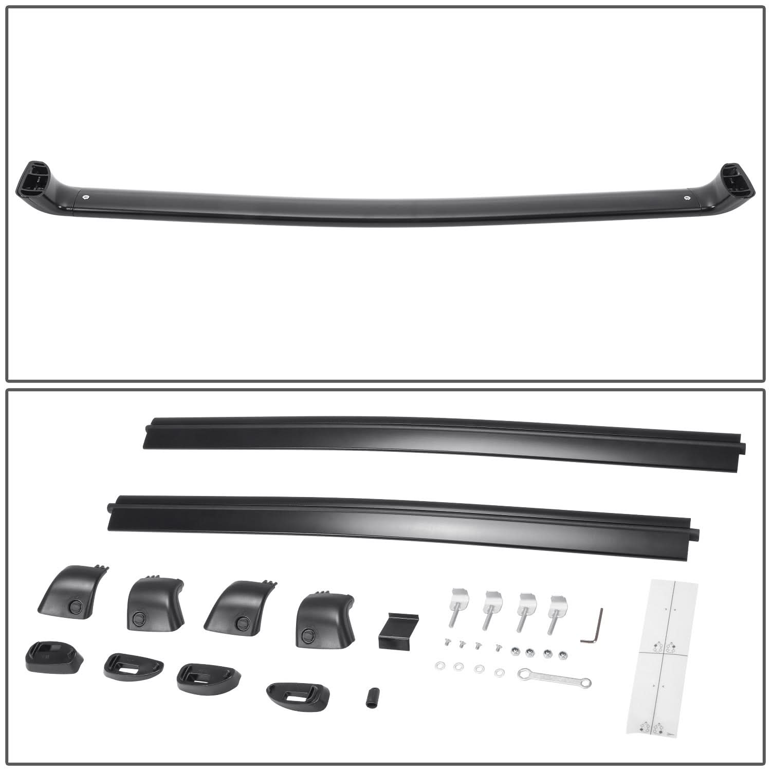 Tesla Model Y Aluminum Roof Rack Crossbar Set