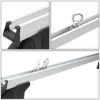 Universal 58" Aluminum Roof Rack Kit - Silver