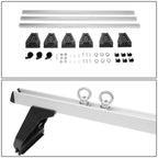 Universal 58" Aluminum Roof Rack Kit - Silver