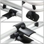 07-13 Toyota FJ Cruiser OE Style Roof Rack Basket Chrome Aluminum
