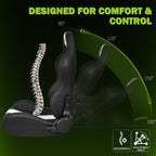 Universal Reclinable Left Driver Side Racing Seat Dual Slider