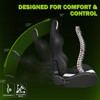 Universal Reclinable Right Passenger Side Racing Seat Dual Slider