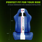 Universal Reclinable Right Passenger Side Racing Seat Dual Slider