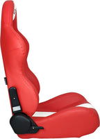 Universal Reclinable Right Passenger Side Racing Seat Dual Slider