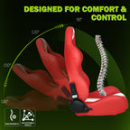 Universal Reclinable Right Passenger Side Racing Seat Dual Slider