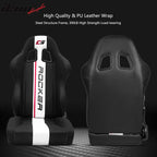 Universal Racing Seat Dual Slider PU Carbon Leather