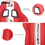 Universal Racing Seat Dual Slider PU Carbon Leather